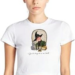 100% Pure Cotton T-Shirt Crop Top for Women & Girl Joker Printed Round Neck Regular Fit Half Sleeve Stylish & Spiritual-image-60