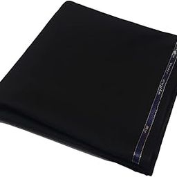 Gwalior Men's Poly Cotton Unstitched 1.2 m Trouser Fabric (Black, Free Size)-picture-47