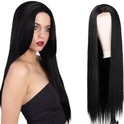 Samyak Hair Wig For Women & Girls Long Synthetic Cosplay Halloween Natural Party Straight Hair Wigs With Free Wig Cap-image-56