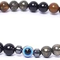 Feng-Shui Natural Crystal Anklets Beads Energized and Affirmed Combo Stone Anklet, Beauty Enhancement, Jewellery for woman and Girls (Triple Protection)-image-73