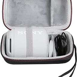 VERTUS Pvc Portable Carrying Case Cover For Sony Srs-Xb100 / Xb13 Wireless Bluetooth Portable Speaker (Hard|Eva|Black) (Speaker Is Not Included)-image-86