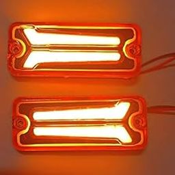 AUTO MT 2PC/SET ORANGE MARUTI GYPSY MARUTI 800 MARUTI ALTO LED LIGHT CAR LED Light Side Panel Indicator All VEHICHLE Maruti Maruti 800 Alto Van Bus Truck Maruti Gypsy King-5