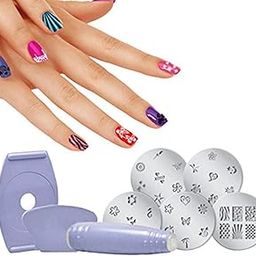 Salon Express Professional Nail Polish Art kit for Decoration Stamping Design Decals Paint Stamp Kit-31
