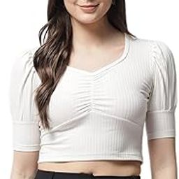 Women's Solid Regular Fit T-Shirt-image-75