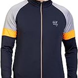 Lycra Dri-Fit Men's Full Sleeve Front Zip Sports Biker/Gym Jacket with Side Pockets-picture-12