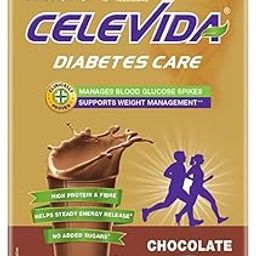 Celevida Protein Powder Drink for Diabetes Management by Dr. Reddy’s | Chocolate Flavour | No Added sugar | Plant based | For Sugar control, Weight Management & Immunity Support | 400gm BIB-2