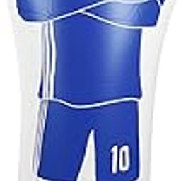 Inflatable Football Training Dummy, PVC Inflatable Soccer Dummy Goalkeepr Boxing Punching Bag for Football Boxing Practice (Blue)-image-46