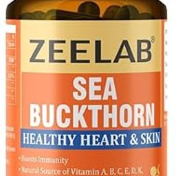Zeelab Sea Buckthorn Natural Source of Vitamins and Omega for Heart, Skin and Immunity-9