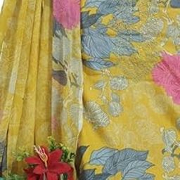 Neck embroidery Women's Unstitched Suit – Designer Salwar Kameez Fabric with Dupatta | (Top Cotton 2.5 meter, Bottom Rayon 2.5 meter Dupatta Shiffon 2.25meter) - Multicolor-image-51