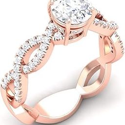 avsar 14k (585) Rose Gold Ring for Women-picture-19