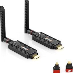 Tobo Wireless HDMI Transmitter and Receiver,Plug and Play,1080P Wireless HDMI Extender Kit Support 2.4GHz and 5GHz for Streaming Video from Laptop,Pc,TV Box to Monitor,TV,Projector (TD-WL084)-37