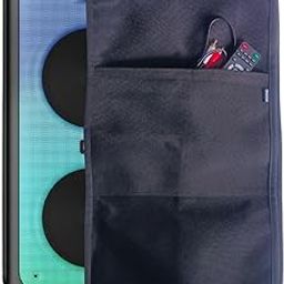 Dorca® Premium Speaker Cover for boAt Partypal 390/400 Speaker | All-Weather Protection with Accessory Pocket | Keep Remote & Cables Organized | Dustproof & Water Resistant | Black-image-23