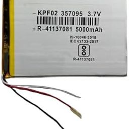 KP Original FO2-357095 3Pin Wire 3.7v 5000mAh 3 Wire Rechargeable Battery for DVD, Tablet, MP3 Player, 5000 mah-picture-29