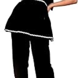 kaajal by vidhi Women's Solid Black Cotton-Linen Sleeveless Top and Pant with Lace Detailing Coord Set-picture-5