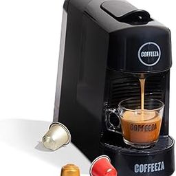 COFFEEZA Finero Next Pod Coffee Machine (Black), Espresso Coffee Maker | 20 Bar Pressure | Compatible with Nespresso Pods | Perfect coffee maker for Espresso & Cappuccino | 1-Year Warranty-image-27