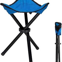 2V BROTHERS Folding Camping Stool Portable Fishing Chair Seat for Camping Fishing Hiking Gardening and Beach Tripod Chair(Multi)-image-81