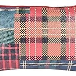 Eternia® Tartan Printed Artificial Leatherette Multipurpose Pouch – Small Size Organizer for Makeup, Stationery, Travel & Everyday Essentials-image-70