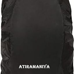 ATIRAMANIYA 30L-60L Rain Cover for Standard Backpack with Pouch | Waterproof Dustproof Rain Cover Bag Elastic Adjustabe for School Collede Office Trekking Bags Black (2)-image-9