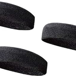 Sports Black Head Band | Towel Cotton | use in Badminton, Long Tennis, Table Tennis,Tennis Basket Ball,etc (3)-image-4