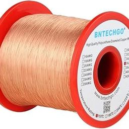BNTECHGO 36 AWG Magnet Wire - Enameled Copper Wire - Enameled Magnet Winding Wire - 1.0 lb - 0.0049" Diameter 1 Spool Coil Natural Temperature Rating 155℃ Widely Used for Transformers Inductors-picture-32