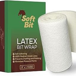 Soft Bit Latex Bit Wrap - Premium, 100% Medical-Grade Latex, Self-Adhering, Latex Horse Bit Wrap- Horse Bit Care, Horse Bit Wrap for Equines - Equine Supplies - 3inch by 1 yard-image-39