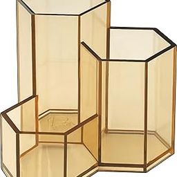 Omega No.1705 Hexa Pen Stand (Smoke Brown)-image-1
