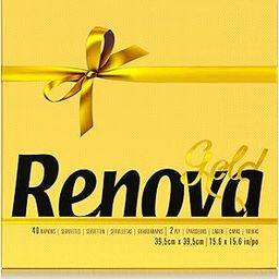 Renova Gold Label Dinner Napkins 2 Ply - Yellow, Extra Soft and Absorbent Paper, First Time in India-image-27