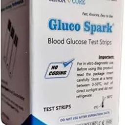 Blood glucose Test Strips | Pack of 25 strips | Sugar Test Strips compatible with Glucospark glucose meter only and not with any other glucose meters-19