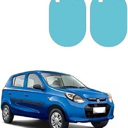 Car Side Mirror Protective Waterproof Anti-glare,Rainproof Anti-fog Film Set of 2 Pcs For Maruti Suzuki Alto-800-image-78