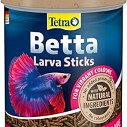 Tetra Betta Larva Sticks 28 Gram Complete Floating Worm-Shaped Food for Betta Fish & Anabantids, Enhances Color, Digestion & Growth-15