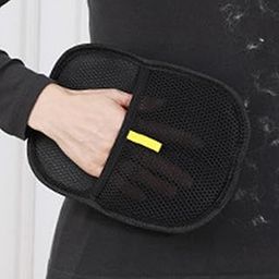 UJEAVETTE Pet Hair Removal Glove Portable Grooming Glove for Furniture Clothes Bedding, Reusable Animal Hair Removal Brush for Dogs and Cats, Self Clean Pet Fur from Carpet, Furniture, Rugs, Laundry-image-58