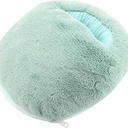 ELBME® Electric Foot Warmer - Soft And Comfortable USB Heated Foot Warmer (#10 Light Blue)-image-78