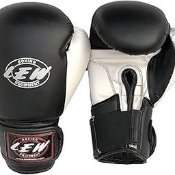 LEW Black Pre Molded Boxing Competition| Training| MMA| Kickboxing | Muay Thai Gloves for Bags & Training Boxing Gloves-image-77