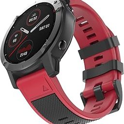 Watch Band Compatible with Garmin Fenix 5 Bands 22mm Width Soft Silicone Replacement Strap for Fenix 5/Fenix 5 Plus/Fenix 6/Fenix 6 Pro/Forerunner 935/Forerunner 945-picture-11