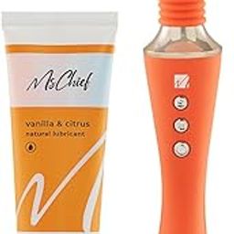 MsChief Lube & Adagio Combo, Vanilla & Citrus Water based Natural Lubricant - 75ml Aloe Vera, Vegan, Paraben Free-image-42