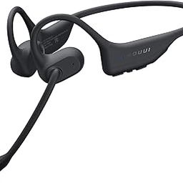 NOUUI Open Ear Headphones with Mic, Bluetooth Headset with Microphone (AI Noise Cancelling), Bluetooth 5.3 Headphones Dual Connection Sweatproof Wireless Headset with Mic for Work, Running, Workouts-4