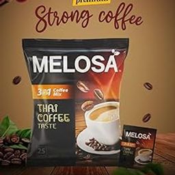 MELOSA Premium Thai Coffee Mix, 3-in-1 Strong Coffee, 25 Sachets, 400g-image-38