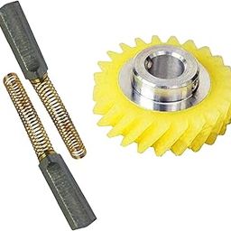 CALANDIS® Worm Gear Wheel Worm Follower Gear Kitchen Mixer for Stand Mixer Accessories Gear and 2 Brush | Optional-image-65
