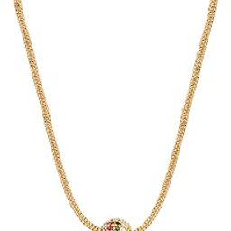 One Gram Micro Gold Plated Handcrafted Short and Small Dollar Pendant Chain for Women & Girls (18 inch)(DC-1107)-12