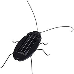 Solar Powered Vibrating Black Cockroach Bug-image-37