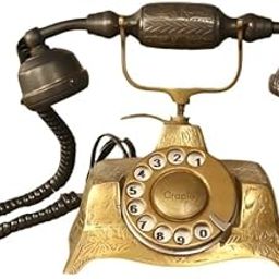 European Style Rotary Dial Retro Landline Telephone | Vintage Design | Classic Dialer | Home Decor-image-37