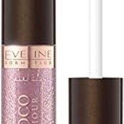 Eveline Cosmetics Choco Glamour Liquid Eyeshadow No4, Easily blendable, Long wearing, rich pigmentation, wet and dry application, subtle day looks and bold evening glam, 6.5ml-46