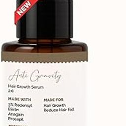 Silicea Anti Gravity Hair Growth Serum 2.0 – Hair Fall Control Serum with 3% Redensyl, Biotin, Anagain & Procapil | For Growth, Thinning, Bald Spots, Strengthens & Dry Frizzy hair | For Men & Women - 30ml-12