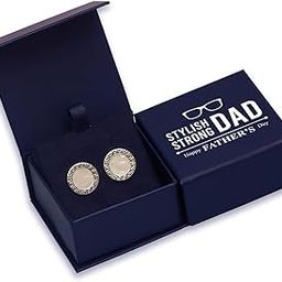 925 Sterling Silver BIS Hallmarked Cufflinks for Dad Father Grand-Father-Gift for Men-picture-28