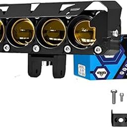 MOTO GENIUS 40W Super Bright 4 LED Fog Light | Dual Color Yellow & White | High/Low Beam | Waterproof Aluminum Housing | Universal Fit for Car & Motorcycle-20