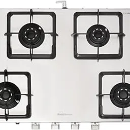 Sunflame 4 Burner Ultra-slim Stainless Steel Gas Stove | Forged Brass Burners with Swirl Design | 5-Year Coverage on Burners, SS Body & Valve by Sunflame | Auto Ignition | Pan Support with Flame Guard-picture-30