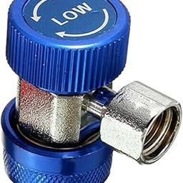 UJEAVETTE R134A Low A/C Refrigerant Manifold Gauge Quick Coupler Adapter-11