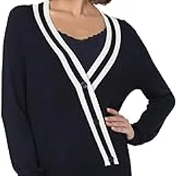 vero moda Women's Viscose Blend V-Neck Cardigan-picture-38