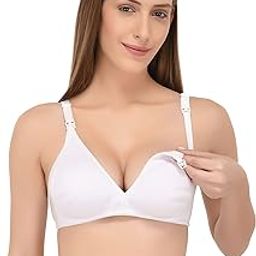 Women's Wire Free Hosiery Cotton, Seamless, Non-Padded Bra-image-34