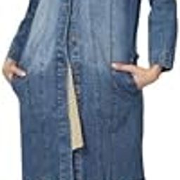AG SWAD MASALA Women's Denim Washed Long Sleeve Jacket (Blue, L)-PID61768-image-40